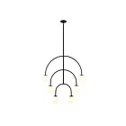 ELK Home H0018-10373 360W 6-lumières Noir mat Suspendu