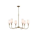 ELK Home H0019-9613 West Point 360W 6-Lumières Laiton Lustre