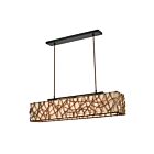Chandelier linéaire ELK Home Bindan H018-7234 180W 3 lumières naturel