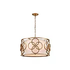 Suspendu ELK Home Botanic Avenue H018-7252 240W 4 lumières or antique