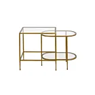 Tables gigognes Blain - lot de 2 ELK Home H0805-9915-S2 laiton