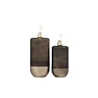 Bouteilles Mara - lot de 2 ELK Home H0807-8734-S2 brun mat