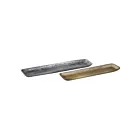 Plateaux Louk - lot de 2 ELK Home H0807-9245-S2 argent