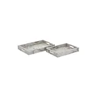 Plateaux Eaton - lot de 2 ELK Home H0807-9765-S2 blanc