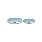 Plateaux Nelson - lot de 2 ELK Home H0897-9780-S2 bleu clair