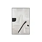 Art mural abstrait Foxx ELK Home S0016-9830 blanc