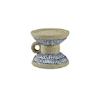 Porte bougie Doyle ELK Home S0017-10030 bleu