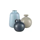 Vase Andra - lot de 3 ELK Home S0017-10031-S3 bleu
