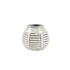 Vase Muriel - petit ELK Home S0017-8207 blanc vieilli