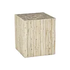 Tabouret d'appoint Toleno - carré ELK Home S0075-8232 naturel