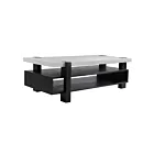 Table basse Riviera ELK Home S0075-9874 échec et mat noir