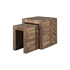 Tables d'appoint Deltaville - lot de 2 ELK Home S0805-7820-S2 naturel