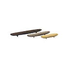 Plateaux Bosco - lot de 3 ELK Home S0807-9789-S3 bronze