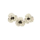 Art mural Emilia - lot de 3 ELK Home S0807-9820-S3 blanc