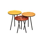 Tables d'appoint Gregg - lot de 3 ELK Home S0895-9395-S3 orange