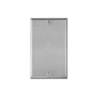 Enerlites 7701-SV Plaque murale métallique monogroupe à couvercle vide