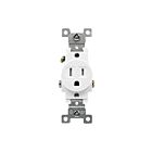 Prise unique inviolable 15 A de qualité commerciale Enerlites 61150-TR-W