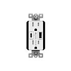 Prises USB de type A/C inviolables livraison 60 W Enerlites 61501-1A1C-PD60-W