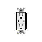 Double chargeur USB de type C avec prises duplex inviolables de 15 A Enerlites 61501-2C3-W