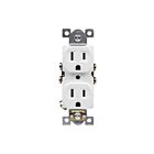 Prise duplex 15 A de qualité commerciale Enerlites 61540-W