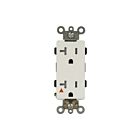 Prise duplex décorative 20 A avec mise à la terre isolée Enerlites 62000-IG-W