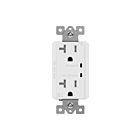 Prise duplex inviolable de qualité résidentielle 20 A avec suppresseur de surtension Enerlites 62001-TRSS-W