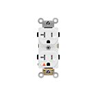 Prise duplex robuste et inviolable de 20 A isolée de qualité industrielle Enerlites 62010-TR-W