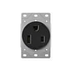 Prise encastrée Enerlites 65500-BK