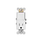 Combinaison interrupteur 15 A/prise inviolable Enerlites 68625-TR-W