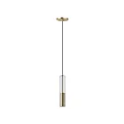 ET2 Lighting E11000-24SBR Torch 1-Lumière 7W Laiton satiné Suspendu