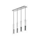 ET2 Lighting E11004-24PC Torch 4-Lumières 28W Chrome poli Suspendu