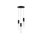 ET2 Lighting E11013-144BK Reeds 3-Lumières 15W Noir Suspendu