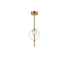 ET2 Lighting E11091-10NAB Martini 1-Lumière 7W Laiton naturel vieilli Suspendu