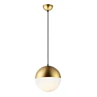 ET2 Lighting E20366-92MG Half Moon 1-Lumière 12W Or métallisé Suspendu