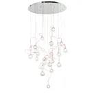 ET2 Lighting E20658-91PC Bobble 24-Lumières 36W Chrome poli Suspendu