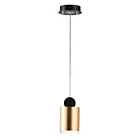 ET2 Lighting E20862-75BKGLD Nob 1-Lumière 7.2W Noir/Or Suspendu