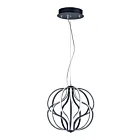 ET2 Lighting E21174-BK Aura 1-Lumière 60W Noir Suspendu