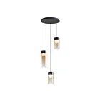 ET2 Lighting E21183-05GM Highball 3-Lumières 27W Gunmetal Suspendu
