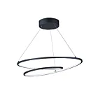ET2 Lighting E21325-BK Cycle 1-Lumière 77W Noir Suspendu
