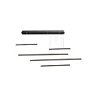 ET2 Lighting E21376-BK Hover 5-Lumières 340W Noir Suspendu