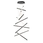 ET2 Lighting E21378-BK Hover 10-Lumières 100W Noir Suspendu