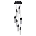 ET2 Lighting E22767-89BZ Fizz III 7-Lumières 52.5W Bronze Suspendu