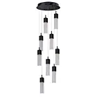 ET2 Lighting E22769-89BZ Fizz III 9-Lumières 67.5W Bronze Suspendu