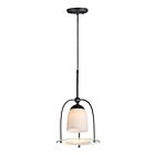ET2 Lighting E23332-92BK Focal Point 1-Lumière 8W Noir Suspendu