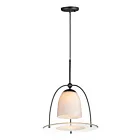 ET2 Lighting E23336-92BK Focal Point 1-Lumière 15W Noir Suspendu