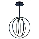 ET2 Lighting E24048-BZ Concentric LED 4-Lumières 320W Bronze Suspendu