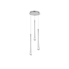 ET2 Lighting E24213-122SN Stillo 3-Lumières 4.5W Nickel satiné Suspendu