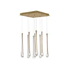 ET2 Lighting E24217-118GLD Stillo 9-Lumières 13.5W Or Suspendu