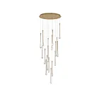 ET2 Lighting E24219-118GLD Stillo 18-Lumières 27W Or Suspendu