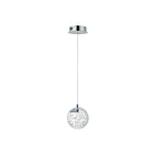 ET2 Lighting E24261-91PC Orb II 1-Lumière 5W Chrome poli Suspendu